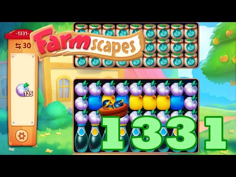 Farmscapes Level 1331 HD Gameplay Walkthrough | 3 - match game | android | ios | pc | GameGo Game