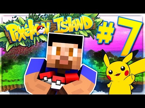 SMALLEST PIKACHU EVER! - PIXELMON ISLAND SMP #7 (Pokemon Go Minecraft Mod)