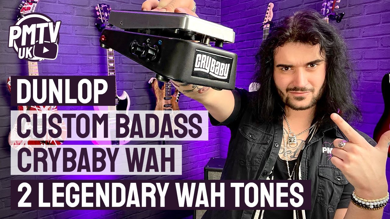 Dunlop Cry Baby Custom Badass Dual-Inductor Wah Pedal - Limited Edition, 2 Tones Built-In - YouTube