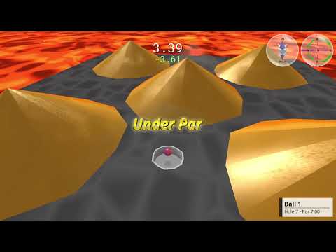 On Fire - 4D Golf part 19: Inferno 18 Holes Marble Mode