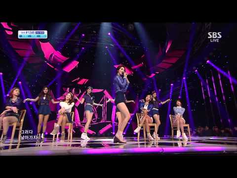 131027 인기가요 나인뮤지스(9Muses, Nine Muses) - Gun