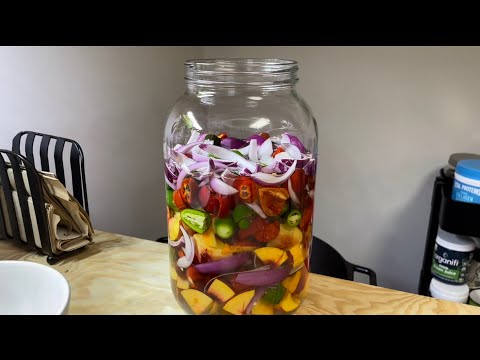 Fermented Peach Hot Sauce