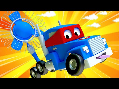Kamion za stvaranje vjetra - Super Kamion Carl u Auto Gradu 🚚 ⍟ Crtani sa kamionima za djecu
