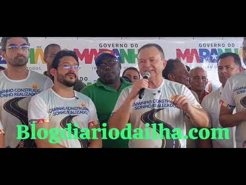 CAJAPIÓ (MA): Governador Brandão e o prefeito Rômulo Marques inauguram no município. POR LIMA K LIMA