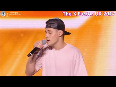SJ Hill sings I Can't Make You Love Me  If  You Don't  &Judges Comments X Factor UK 2017 bootcamp