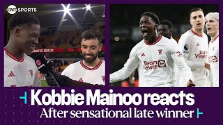 &quot;DREAM COME TRUE&quot; 😍 - Kobbie Mainoo over the moon after sensational late winner for Man United  ❤️