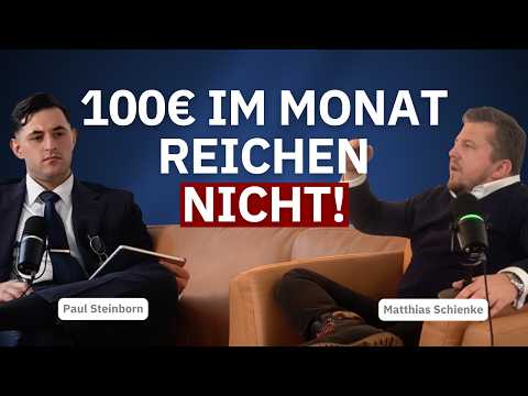 Versicherungsmakler warnt: 100€ im Monat reichen nicht