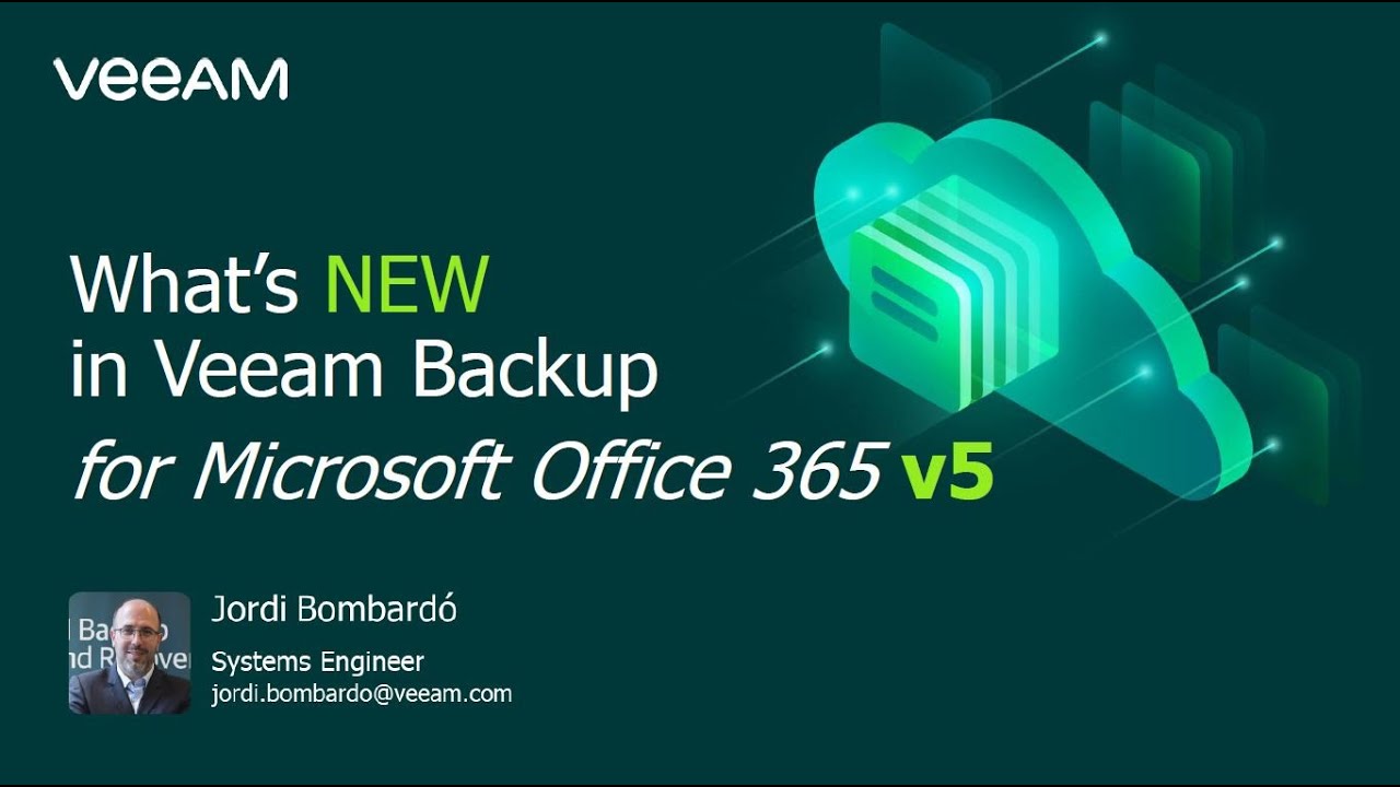 Novedades de Veeam Backup for Microsoft Office 365 v5 video