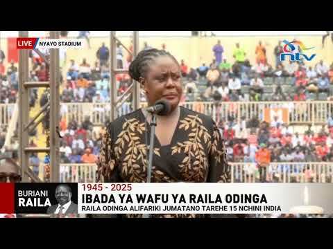 Raila Odinga's children pay tribute to their father
