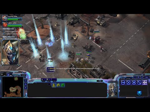 StarCraft 2 Wings of Liberty Co-op Campaign (Protoss Edition) Mission 1 - Liberation Day