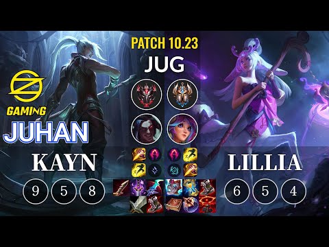 OZ Juhan Kayn vs Lillia Jungle - KR Patch 10.23