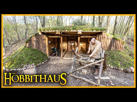 Das Hobbithaus - Viele Dinge passieren - Bushcraft Mega Shelter