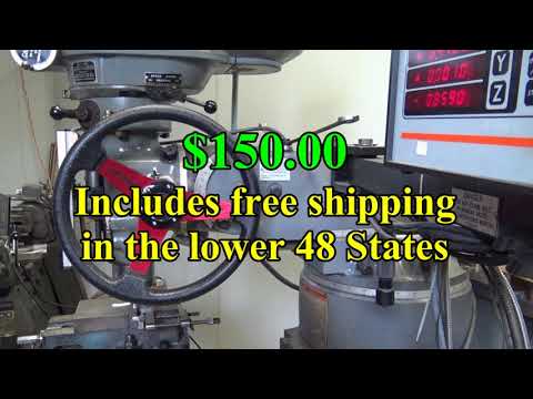 Quill Wheel /</> CL-1 Bridgeport CLONE Steering Wheel Quill Handle Replacement