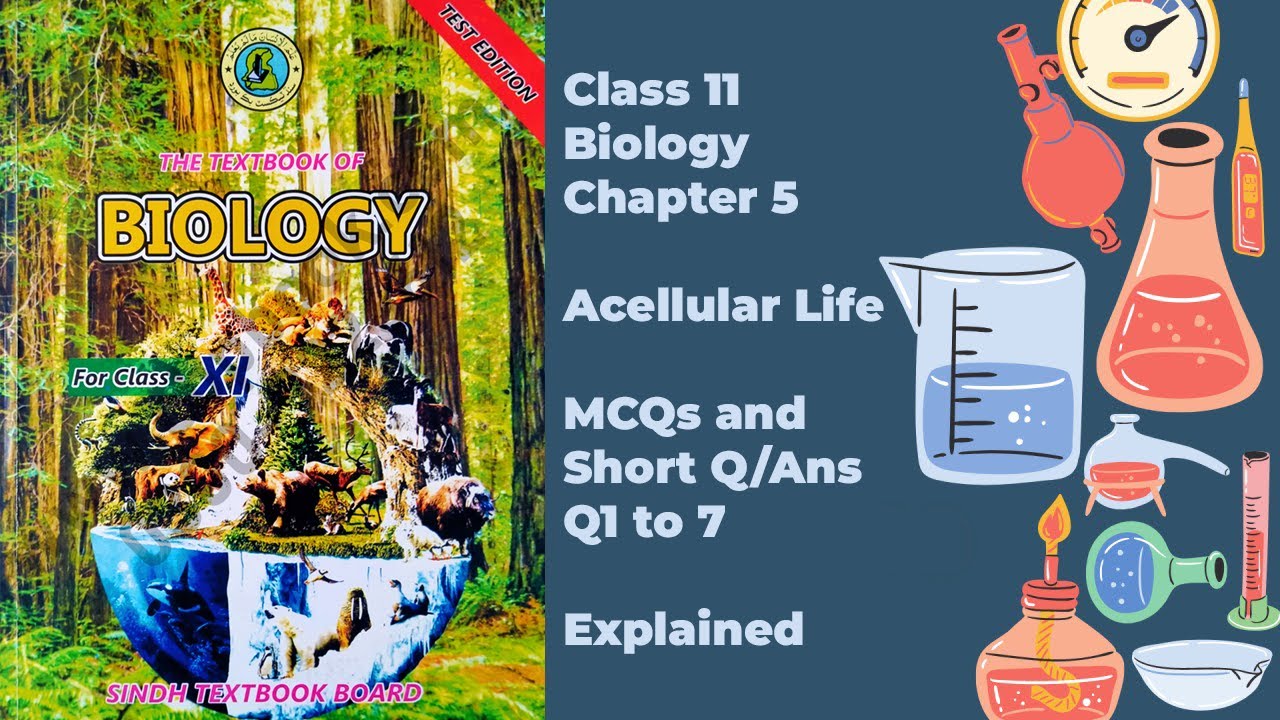 Class 11 Biology New Book | Chapter 5 MCQs and Short Question Answers Q1 to 7 Explained