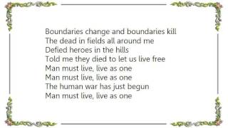 Warrior Soul - Man Must Live as One Lyrics