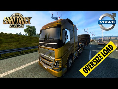 Volvo FH16 | Night Special Transport Operation | Euro Truck Simulator 2 | Logitech G29