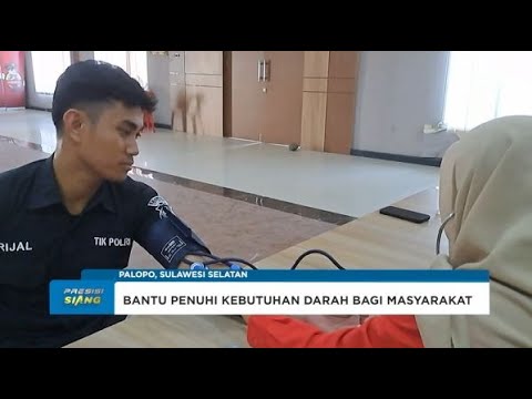 POLRES PALOPO KOLABORASI DENGAN PMI GIATKAN DONOR DARAH