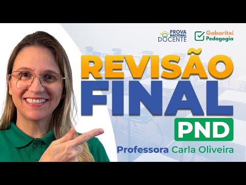 Revisão Final PND 2025: tudo o que você precisa saber para gabaritar a Prova Nacional Docente