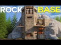 Living in an Overpowered Rock Base - Rust Solo Movie