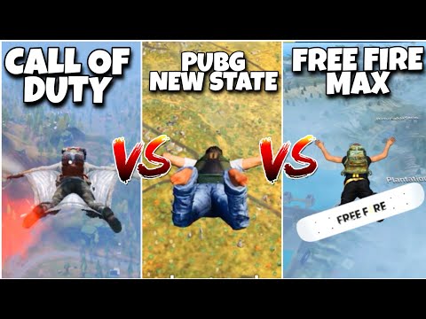 pubg new state vs call of duty mobile vs free fire max