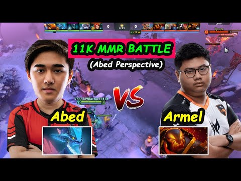 11K MMR MIDLANE BATTLE | Abed [Leshrac] A-GOD vs TNC Armel [Ember Spirit] Epicgame Dota 2 Gameplay