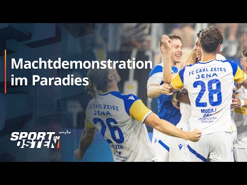 Spitzenreiter Carl Zeiss Jena deklassiert Rot-Weiß Erfurt im Thüringenderby