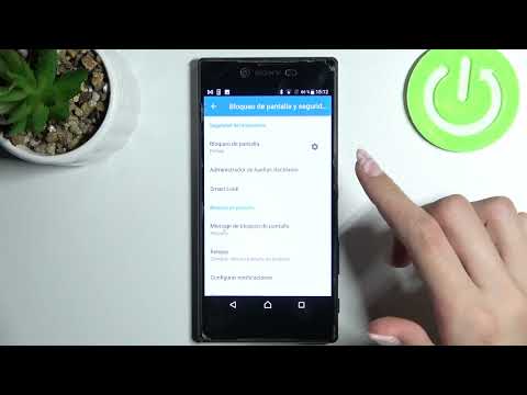 Cómo bloquear la pantalla con contraseña en SONY Xperia Z5 Premium