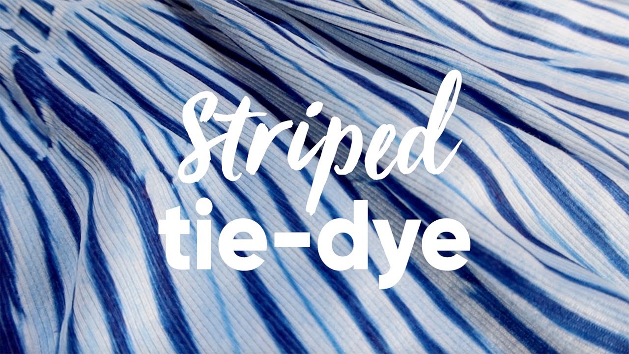 Watch video Panduro DIY Striped Tie-dye Now Panduro DIY Striped Tie-dye