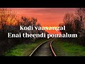 Rail In Oligal Video Lyrics Tamil Song