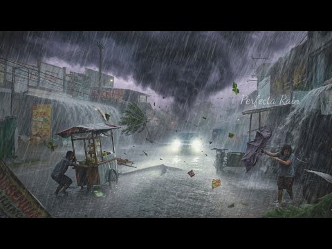 THIS STORM IS INSANE‼️THE BIGGEST RAINSTORM IN INDONESIA😱 #rainyday #rain #heavyrain #views #rainbow