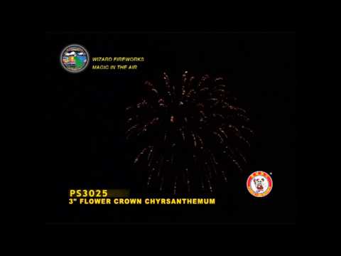 SC075CH06 - 3 INCH SHELL - WIZARD FIREWORKS - PS3025