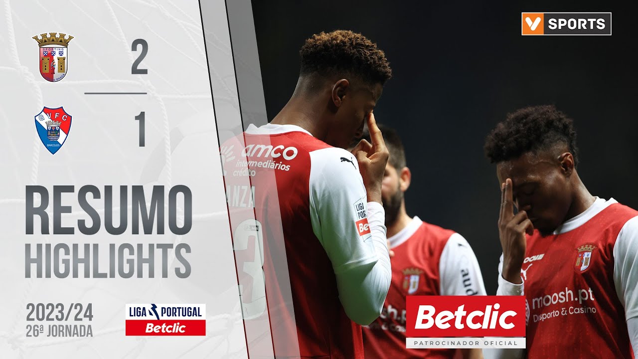 Sporting Braga vs Gil Vicente highlights