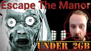 ESCAPE THE MANOR GAMEPLAY - HORROR GAMES UNDER 2GB