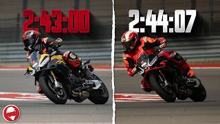We Raced Tuono V4 vs Tuono V4 Factory to Find Out Which is Faster