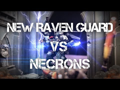 NEW Raven Guard Space Marines Vs Necrons 2000 points Battle Report Warhammer 40k