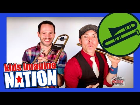 Trombone | LEARN ABOUT INSTRUMENTS | Preschool Learning Video