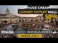HUGE CHEAP LUXURY OUTLET MALL IN VENICE, ITALY | Noventa Designer Outlet