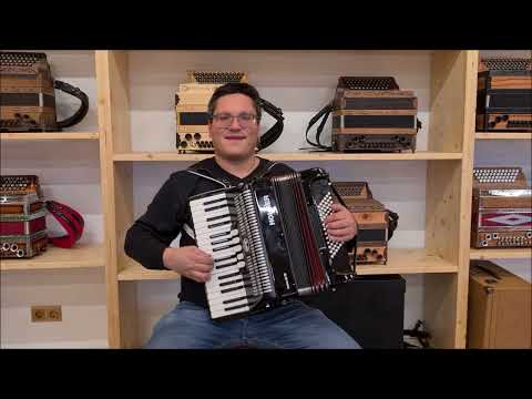 Hohner Akkordeon Bravo III 72 schwarz