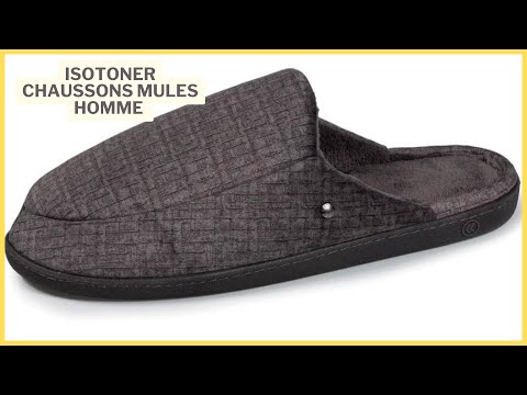 Test chaussons mules Isotoner homme : mon avis honnête