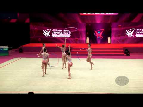 Spain (ESP) - 2021 Rhythmic Worlds, Kitakyushu (JPN) - Qualifications 3 Hoops + 2 Pairs Of Clubs