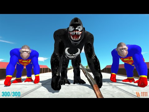 SPEED RACE FPS DEATH RUN CASTLE with ALL WEAPONS - Animal Revolt Battle Simulator ARBS