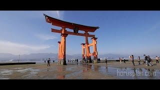 preview picture of video 'Scenery of Miyajima Hatsukaichi city Hiroshima Japan.  宮島をゆく'