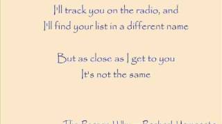 Rachael Yamagata - The Reason Why Lyrics