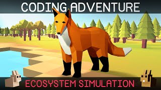 Download the video "Coding Adventure: Simulating an Ecosystem"