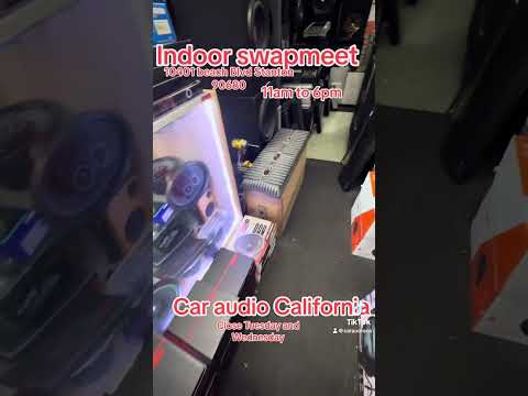 Stanton indoor swapmeet old school car audio new used se habla español