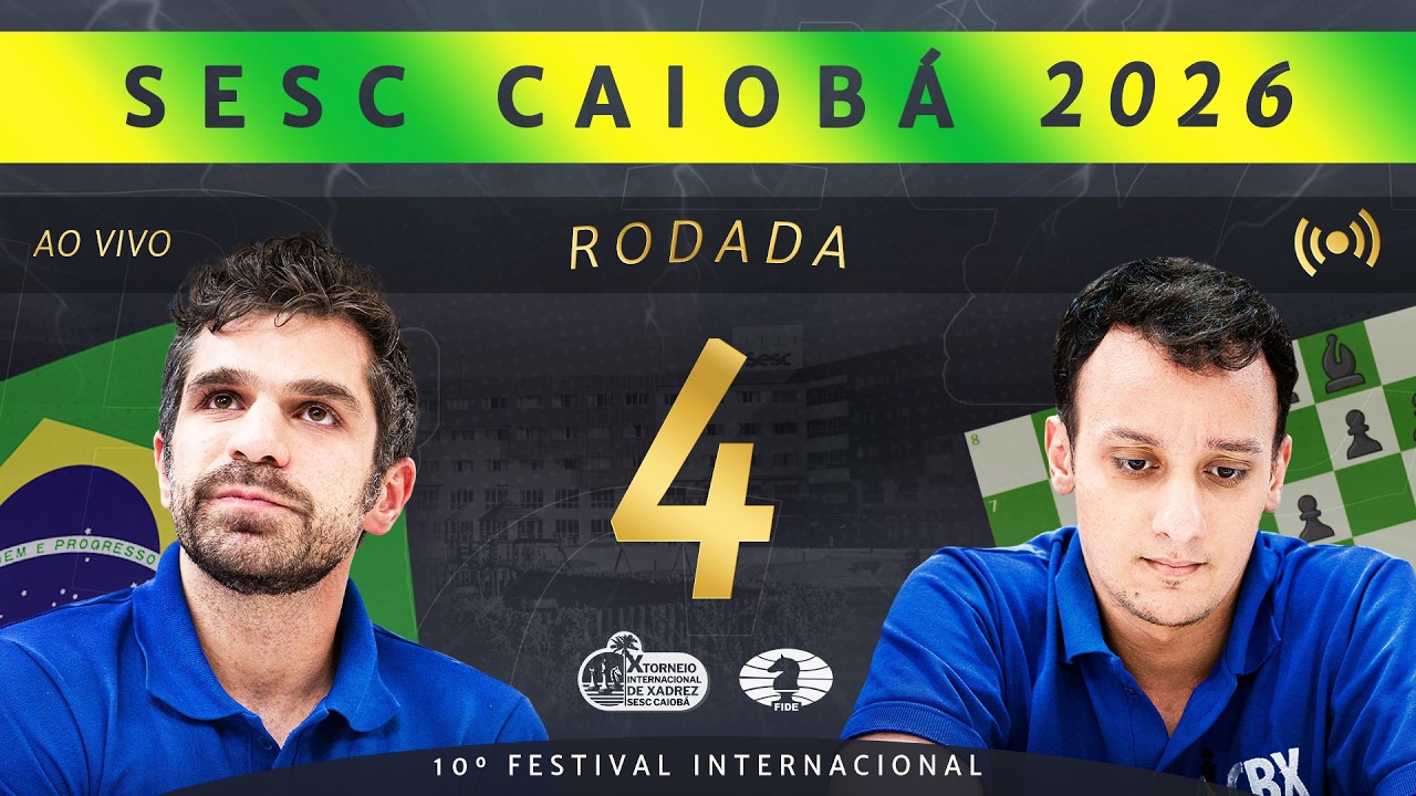 O BRASIL PARA HOJE!!!!!!!!!!!!!!!!! SESC CAIOBÁ 2026 - RODADA4