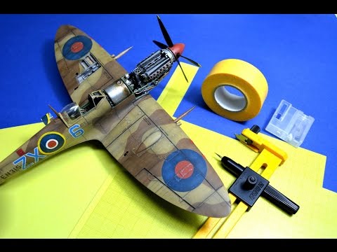 How to paint and create stencils RAF roundels - Great Guide Plastic Models