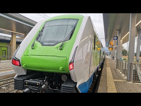 Vi porto sul NUOVO TRENO della tratta MILANO - BERGAMO (HITACHI CARAVAGGIO) - 4K UHD