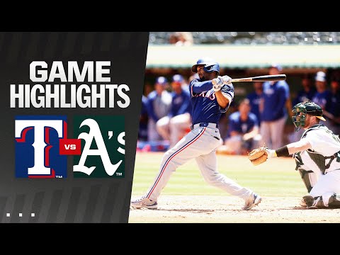 Rangers vs. A's Game Highlights (5/7/24) | MLB Highlights