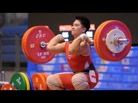 ไฮไลท์ ยกน้ำหนัก 59Kg ของ พิมศิริ ศิริแก้ว